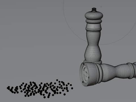 काली मिर्च का कारख़ाना 3D मॉडल