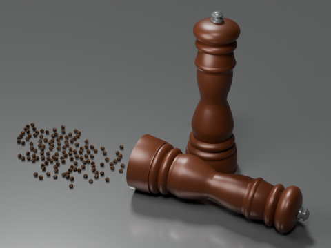 काली मिर्च का कारख़ाना 3D मॉडल