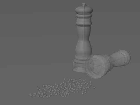 काली मिर्च का कारख़ाना 3D मॉडल