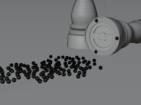 काली मिर्च का कारख़ाना 3D मॉडल