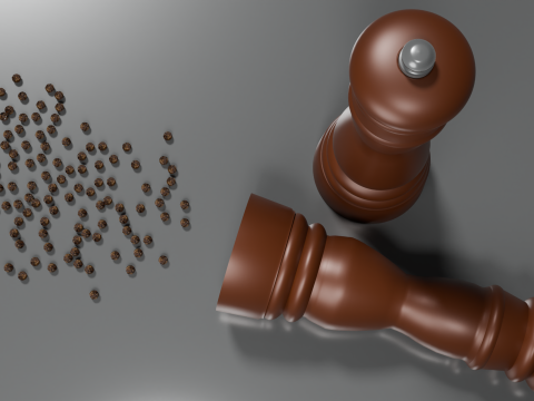 काली मिर्च का कारख़ाना 3D मॉडल