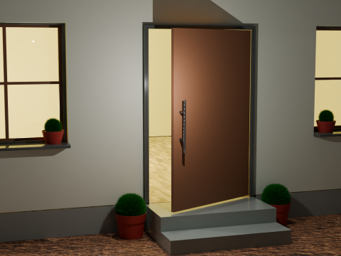 झोपड़ी 3D मॉडल