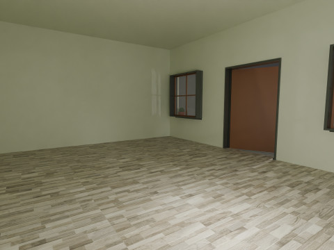 झोपड़ी 3D मॉडल