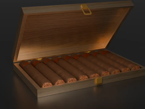 Cigar Box 3D Model