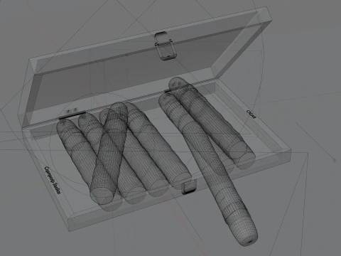 Cigar Box 3D Model