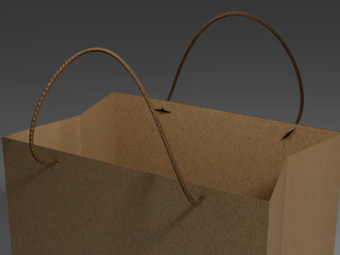 Paper Bag 3D Model