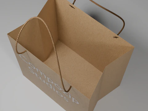 Paper Bag 3D Model