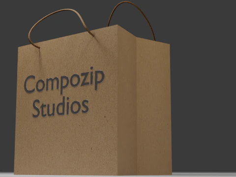 Paper Bag 3D Model
