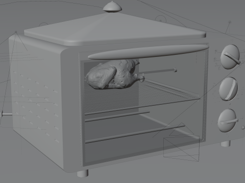 Oven 3D Model