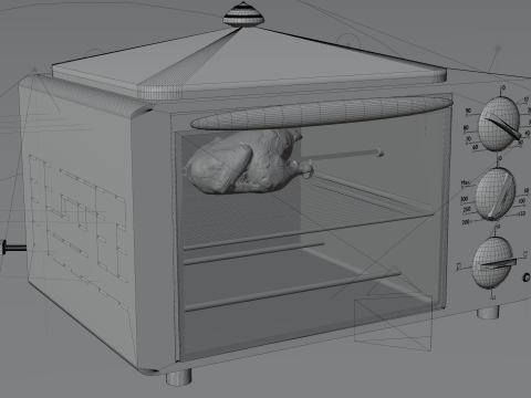 Oven 3D Model