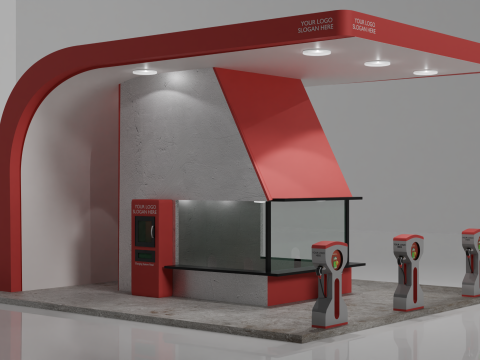 Charging Station 3D Model