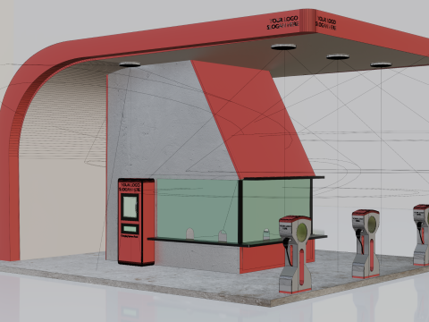 Charging Station 3D Model