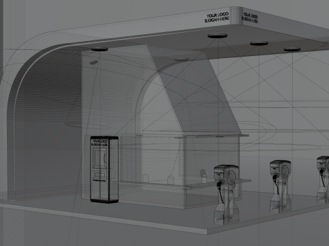 Charging Station 3D Model