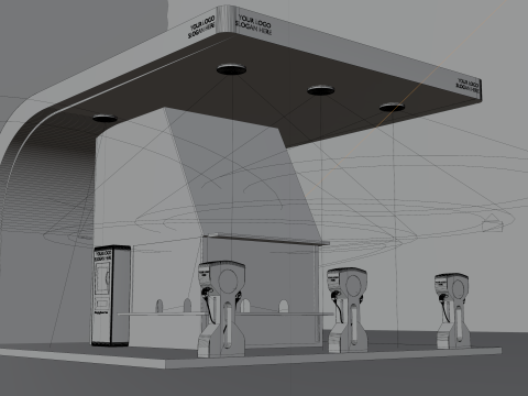 Charging Station 3D Model