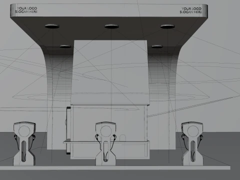 Stazione di ricarica Modello 3D