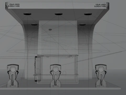 Stazione di ricarica Modello 3D