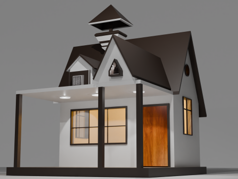 Модель будинку Simple 3D Модель
