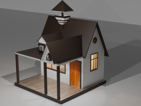 Модель будинку Simple 3D Модель