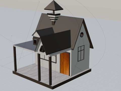 Модель будинку Simple 3D Модель