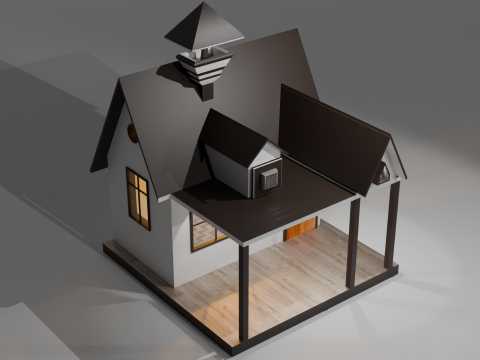 Модель будинку Simple 3D Модель