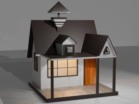 Модель будинку Simple 3D Модель
