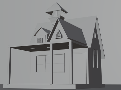 Модель будинку Simple 3D Модель