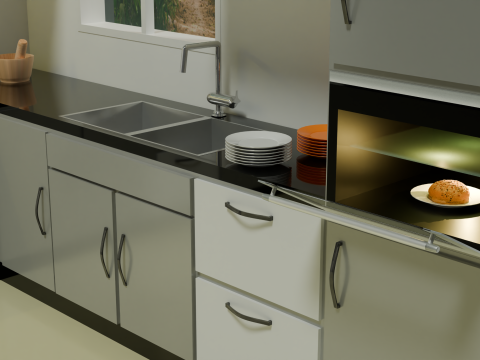 Interior de la cocina Modelo 3D
