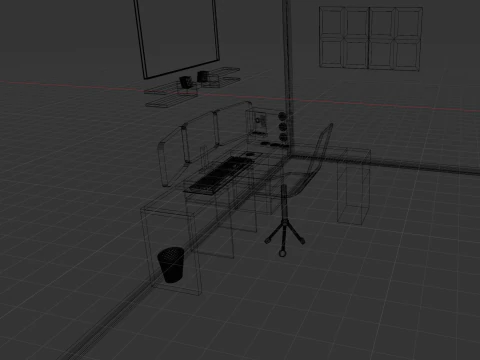 3D gaming setup 3D Model