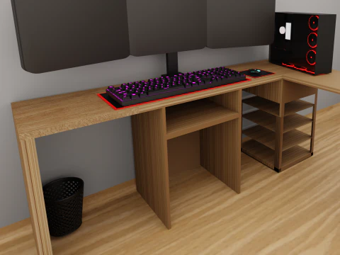 3D gaming setup 3D Model