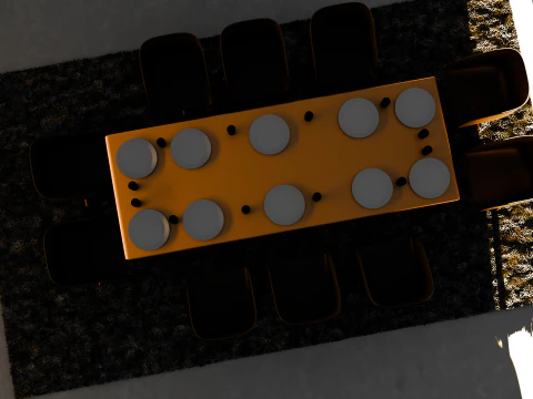 Soggiorno 3D Modello 3D