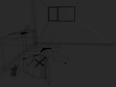 Crime Scene 3D Model