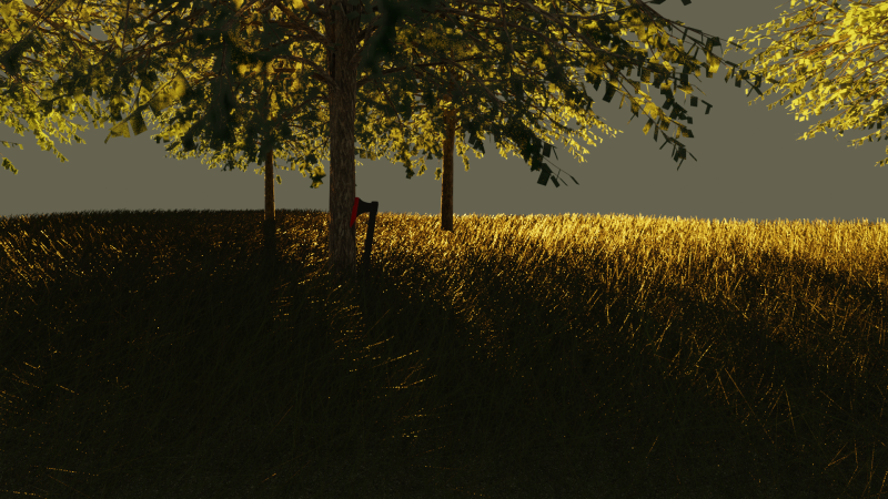 Machado do p&ocirc;r do sol Modelo 3D .c4d .max .obj .3ds .fbx .stl .blend 