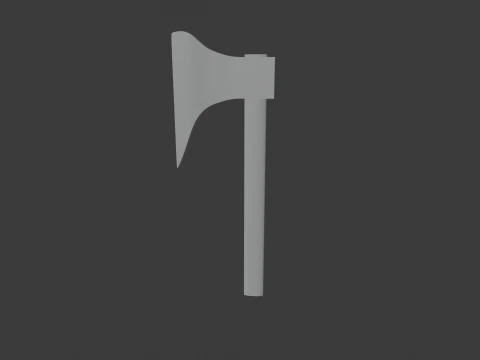 Sunset Axe 3D Model