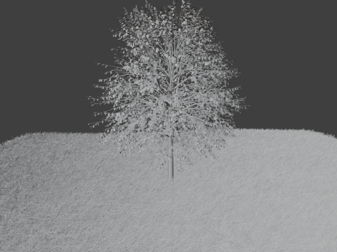 Machado do p&ocirc;r do sol Modelo 3D