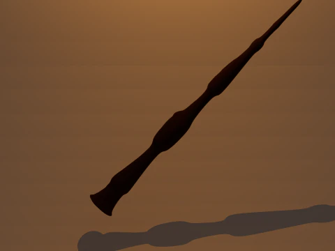 Magician Wands 3D Model
