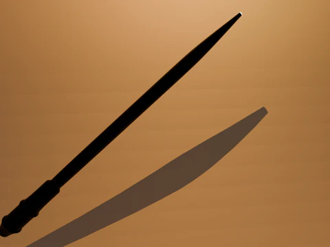 Magician Wands 3D Model