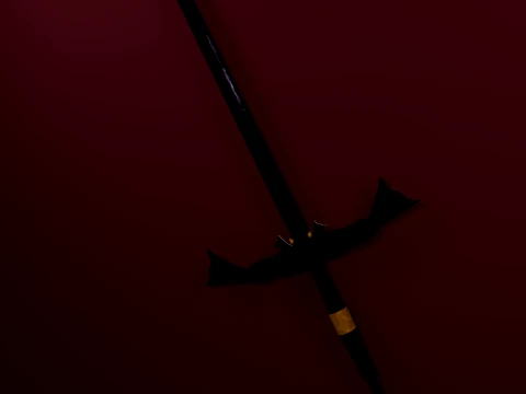 Dark Sister Sword 3D Model