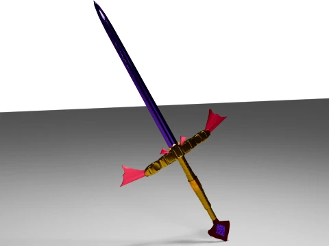 Fantasy Targaryen Sword 3d 3D Model