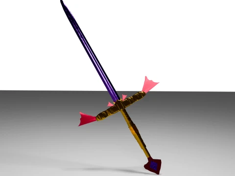 Fantasy Targaryen Sword 3d 3D Model