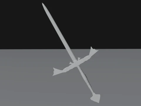 Fantasy Targaryen Sword 3d 3D Model