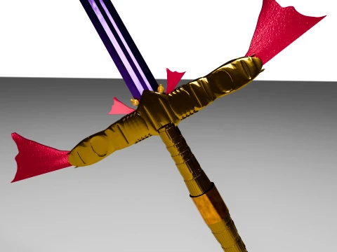 Fantasy Targaryen Sword 3d 3D Model