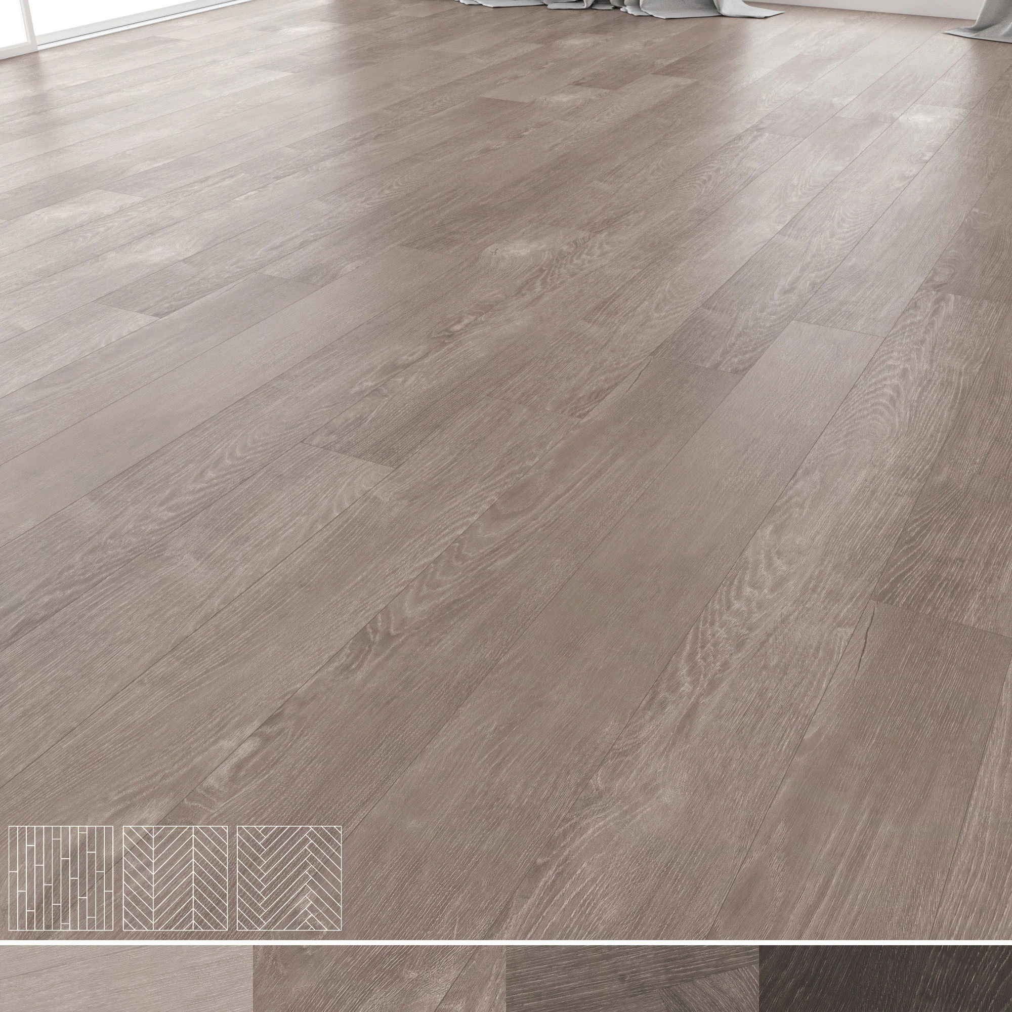 Wood Floor 10 3D Model .c4d .max .obj .3ds .fbx .stl .blend 