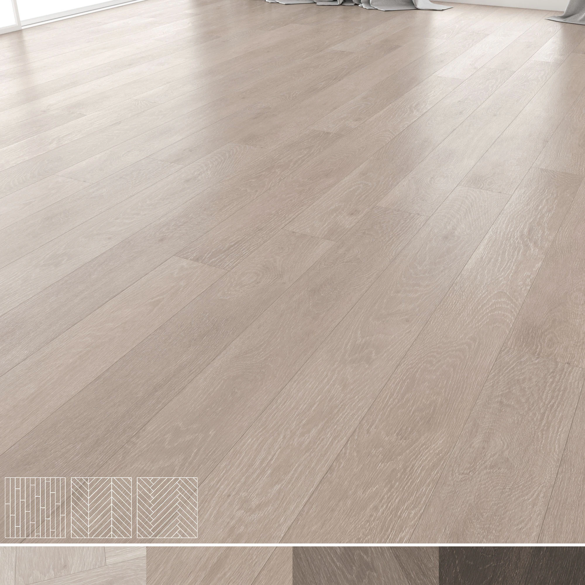 Wood Floor 11 3D Model .c4d .max .obj .3ds .fbx .stl .blend