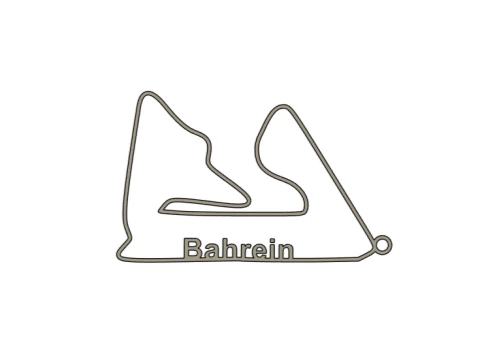 Подвеска F1 Bahrain Circuit 3D Принт Модель