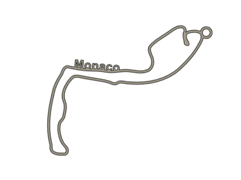 F1 Monaco Devre Sarkıt 3D Baskı Modeli