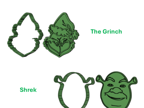 Набор формочек для печенья 3D Принт Модель