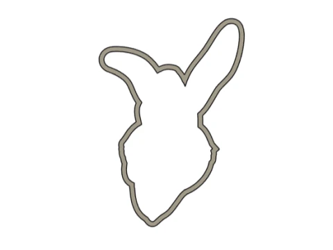 Cookie Cutter Ciuchino 3D Print Model