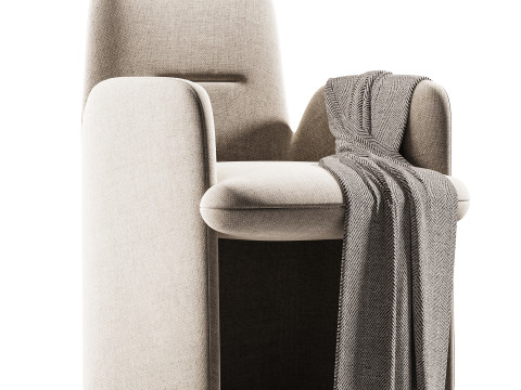 Sedia GUEST di Rodolfo Dordoni Modello 3D