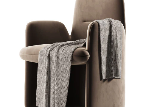 GUEST chair by Rodolfo Dordoni 3D Model