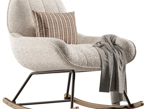 Fotel bujany Marlina Model 3D